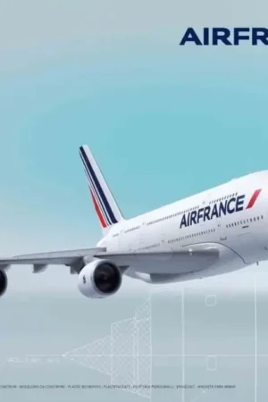 Korting Heller 1:125 Airbus A380-800 Air France - modelbouw