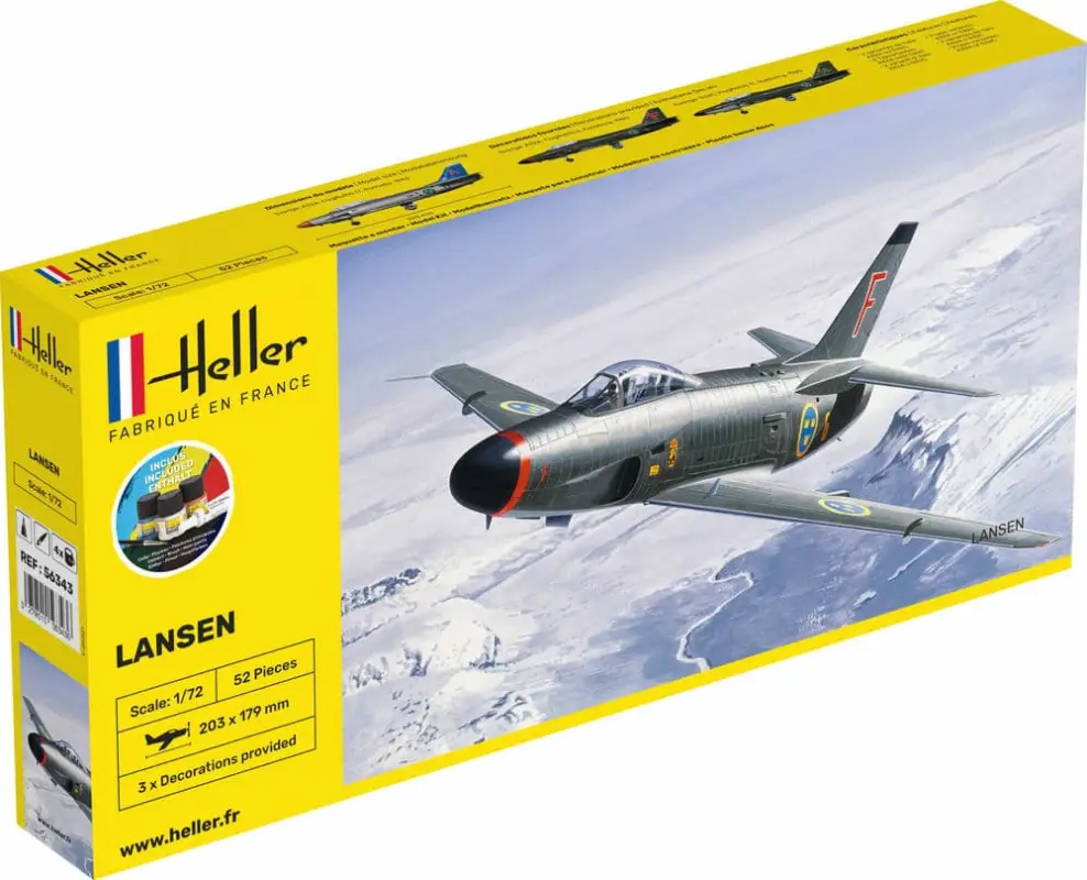 Heller 1:72 SAAB 32 LANSEN - modelbouw Weekendaanbieding