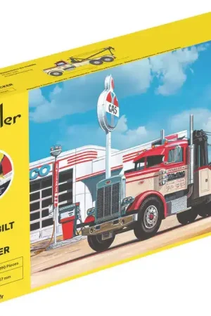 Direct Verzonden Heller 1:43 STARTER KIT Peterbilt 359 Wrecker - modelbouw