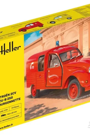 Goedkoop Heller 1:24 Citroen 2CV Fourgonette AK25 PRE-ORDER - modelbouw