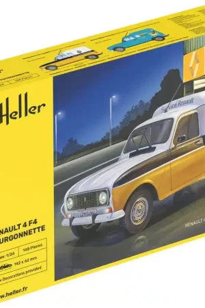 Weekendaanbieding Heller 1:24 Renault 4 Fourgonette F4 PRE-ORDER - modelbouw