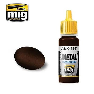 Gratis Retour Ammo By Mig Jet Exhaust Burnt Iron - 17Ml - modelbouw