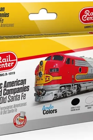 Weekendaanbieding Ammo By Mig Jimenez Ammo Rail Center Classic American Railroad Companies Vol Iv Old Santa Fe - modelbouw