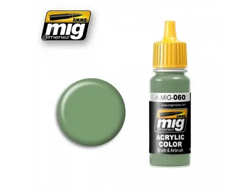 Ammo By Mig Jimenez Pale Green Color - 17Ml - modelbouw Snelle Levering