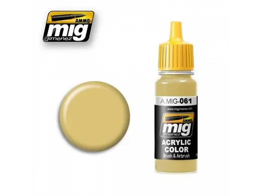 Rechtstreeks Van De Fabrikant Ammo By Mig Jimenez Warm Sand Yellow Color - 17Ml - modelbouw