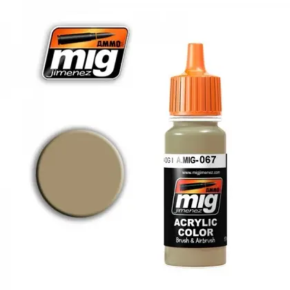 Aanbieding Ammo By Mig Jimenez Light Sand Grey Color - 17Ml - modelbouw