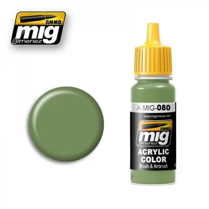 Ammo By Mig Jimenez Bright Green Color - 17Ml - modelbouw Flitsaanbieding