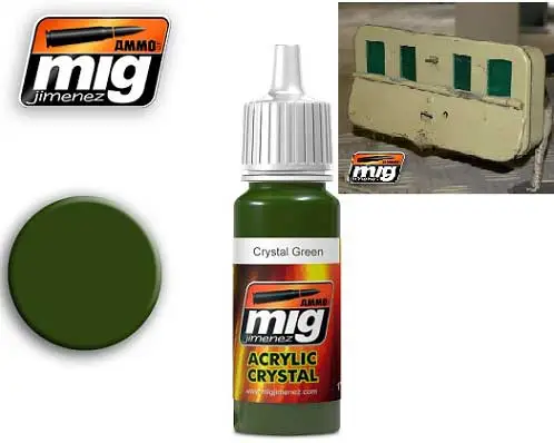 Dagaanbieding Ammo By Mig Jimenez Crystal Green Color - 17Ml - modelbouw