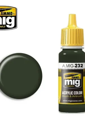 Rechtstreeks Van De Fabrikant Ammo By Mig Jimenez Schwartzgrun Rlm 70 - 17Ml - modelbouw