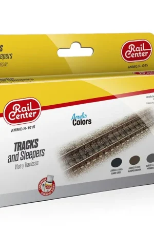 Betaalbaar Ammo By Mig Jimenez Ammo Rail Center Tracks And Sleepers - modelbouw