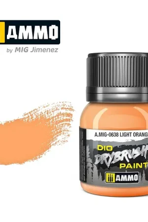 Ammo By Mig Jimenez Drybrush Paint - Light Orange - modelbouw Veilige Betaling