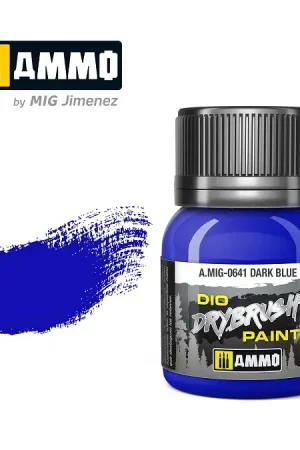 Ammo By Mig Jimenez Drybrush Paint - Dark Blue - modelbouw Laatste Versie