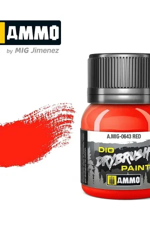 Nieuw Ammo By Mig Jimenez Drybrush Paint - Red - modelbouw
