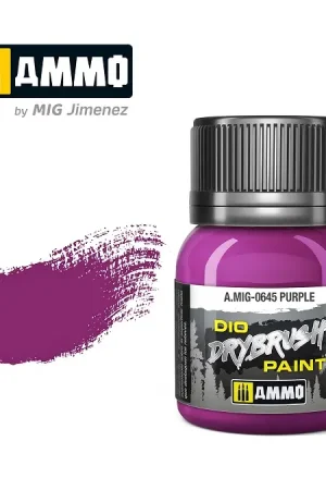 Gecertificeerd Ammo By Mig Jimenez Drybrush Paint - Purple - modelbouw