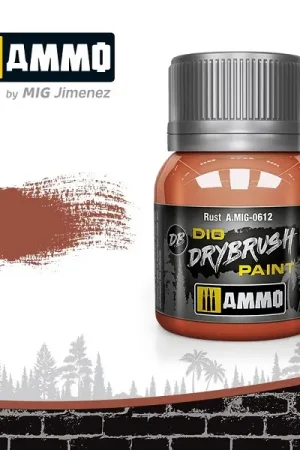 Ammo By Mig Jimenez Drybrush Paint - Rust - modelbouw Meest Verkocht