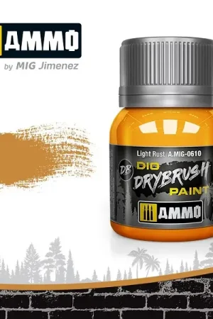 Meest Verkocht Ammo By Mig Jimenez Drybrush Paint - Light Rust - modelbouw