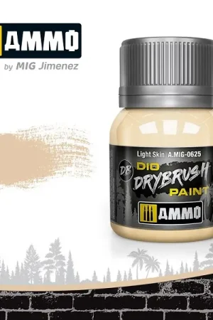Betaalbaar Ammo By Mig Jimenez Drybrush Paint - Light Skin - modelbouw