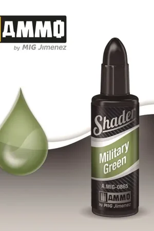 Goedkoop Ammo By Mig Jimenez Military Green Shader - 17Ml - modelbouw