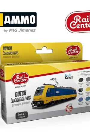 Ammo By Mig Jimenez Ammo Rail Center Dutch Locomotives Epoch Iv-V - modelbouw Aanbieding