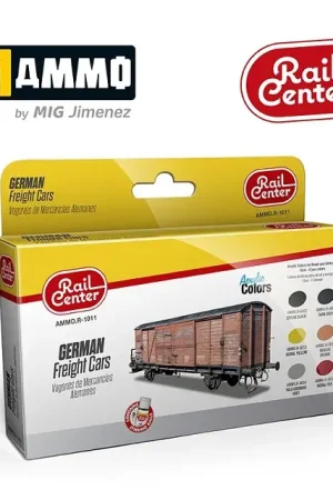 Beste Prijs Ammo By Mig Jimenez Ammo Rail Center German Freight Cars - modelbouw