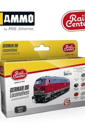 Ammo By Mig Jimenez Ammo Rail Center German D8 Locomotives Epoch V - modelbouw Direct Verzonden