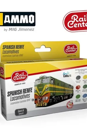 Rechtstreeks Van De Fabrikant Ammo By Mig Jimenez Ammo Rail Center Spanish Renfe Locomotives Epoch Iv - modelbouw
