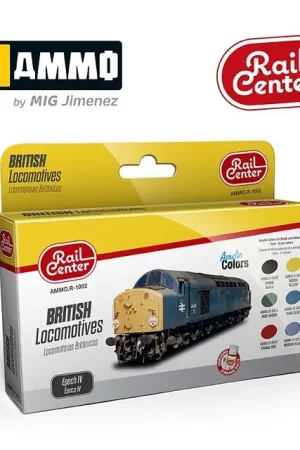 Betrouwbaar Ammo By Mig Jimenez Ammo Rail Center British Locomotives Epoch Iv - modelbouw