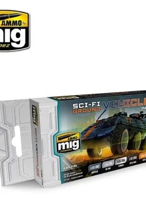 Ammo By Mig Jimenez Sci Fi Ground Vehicles Color Set - 6 X 17Ml - modelbouw Lage Prijs