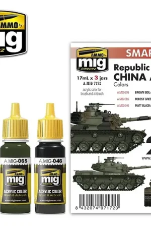 Ammo By Mig Jimenez M48H Roca Republic Of China Army - 3 X 17Ml - modelbouw Betrouwbaar