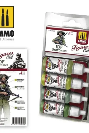 Ammo By Mig Jimenez Idf Uniforms Colors Set - modelbouw Betrouwbaar