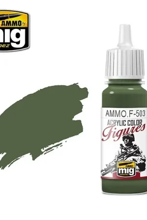 Ammo By Mig Jimenez Dark Olive Fs-34130 - modelbouw Gereduceerde Prijs
