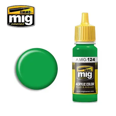 Merkproduct Ammo By Mig Jimenez Lime Green - 17Ml - modelbouw