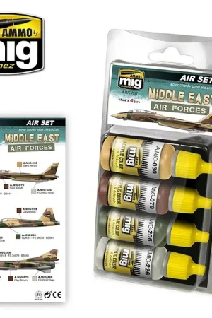 Laatste Versie Ammo By Mig Jimenez Middle East Air Forces Colors Set - modelbouw