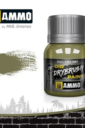 Ammo By Mig Jimenez Drybrush Paint - Green - modelbouw Beste Prijs