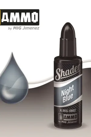 Ammo By Mig Jimenez Night Blue Shader - 17Ml - modelbouw Finale Uitverkoop