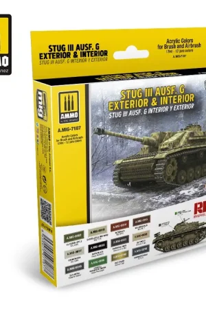 Ammo By Mig Jimenez Stug Iii Ausf G Exterior And Interior Set - modelbouw Beperkt Aanbod