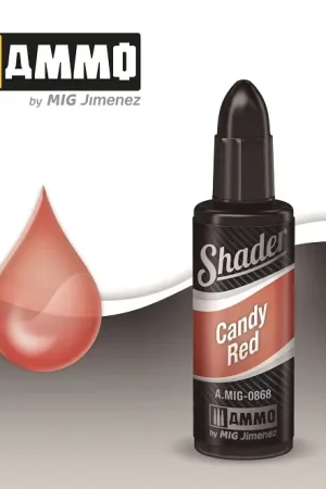 Laatste Kans Ammo By Mig Jimenez Candy Red Shader - 17Ml - modelbouw