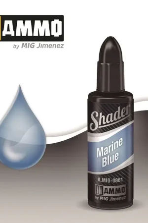 Ammo By Mig Jimenez Marine Blue Shader - 17Ml - modelbouw Gratis Retour