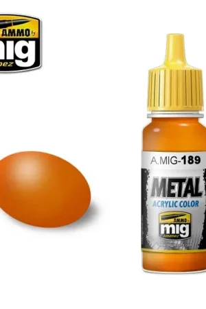 Hoge Kwaliteit Ammo By Mig Jimenez Metallic Orange - 17Ml - modelbouw