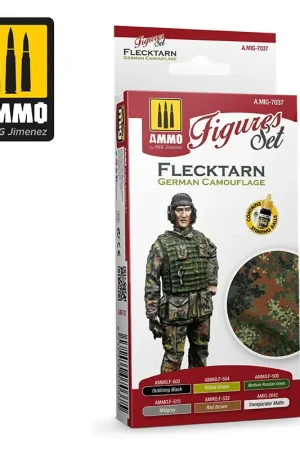 Ammo By Mig Jimenez Flecktarn German Camouflage Set - modelbouw Hoge Kwaliteit