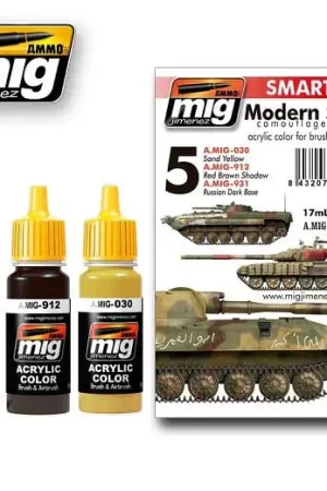 Ammo By Mig Jimenez Modern Syrian Camouflage - 3 X 17Ml - modelbouw Op = Op