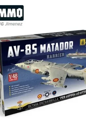 Gratis Retour Ammo By Mig Jimenez 1:48 Harrier Av-8S Matador - Spanish, Us, British Version - modelbouw
