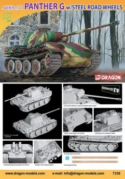 Exclusieve Aanbieding Dragon 1:72 Sdkfz.171 Panther G With Steel Road Wheels - modelbouw