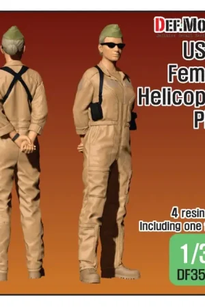 Def Model 1:35 Usmc Female Helicopter Pilot Standing - modelbouw Betaalbaar