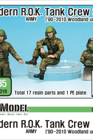 Def Model 1:35 Modern Rok Army Tank Crew - modelbouw Superprijs