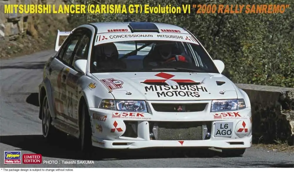 Beperkt Aanbod Hasegawa 1:24 Mitsubishi Lancer Carisma GT Evo I - modelbouw