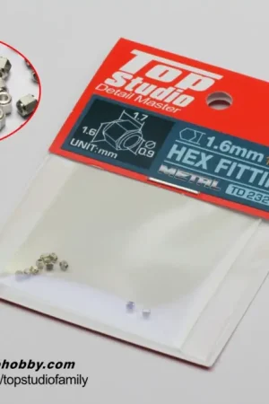 Top studio 1.6MM HEX FITTING - modelbouw Lage Kosten
