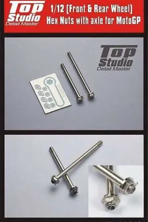 Top Studio 1:12 Front And Rear Wheel Hex Nut - modelbouw Uitverkoop