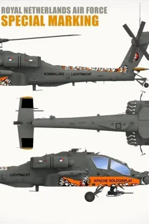 Takom 1:35 Ah-64D Royal Netherland Air Force #2609 Hoge Kwaliteit