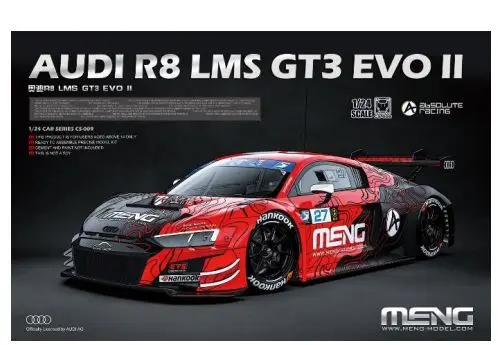 Meng 1:24 Audi R8 Lms Gt3 Evo Ii #MENGCS009 bouwdoos Nieuw
